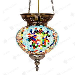 তুর্কি মোজাইক হ্যাং ল্যাম্প