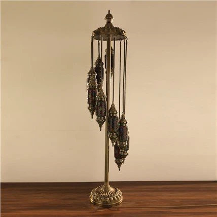 তুর্কি মোজাইক ফ্লোর ল্যাম্প 9 লাইট